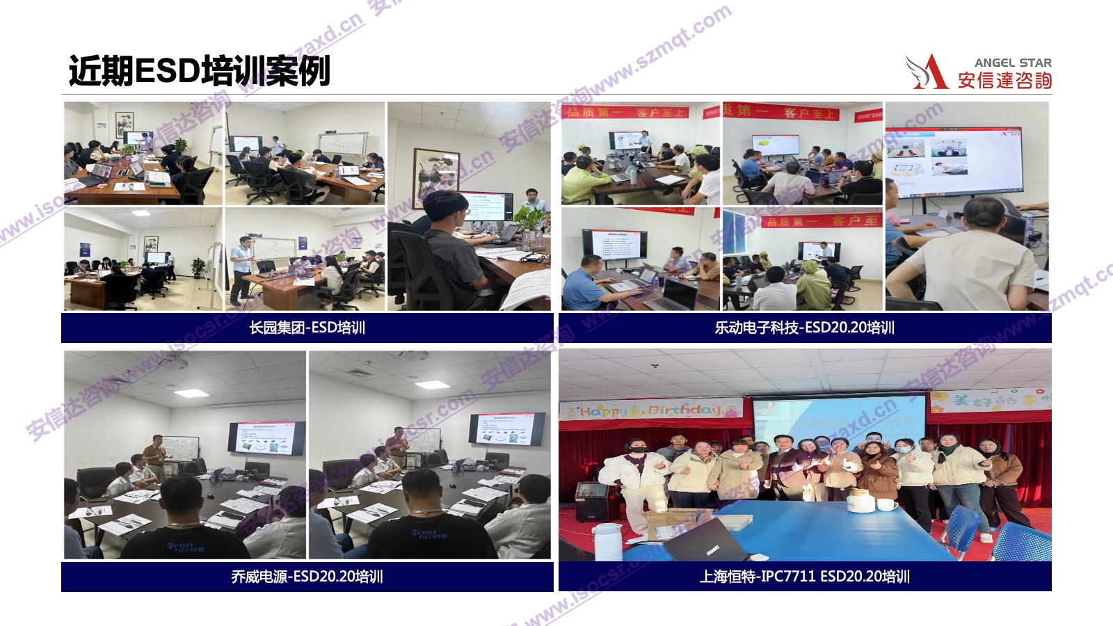 安信达咨询是专业的ESD认证咨询和培训机构,专注为客户提供ESD认证,ESD认证咨询,ESD培训,ESD内审员培训服务.